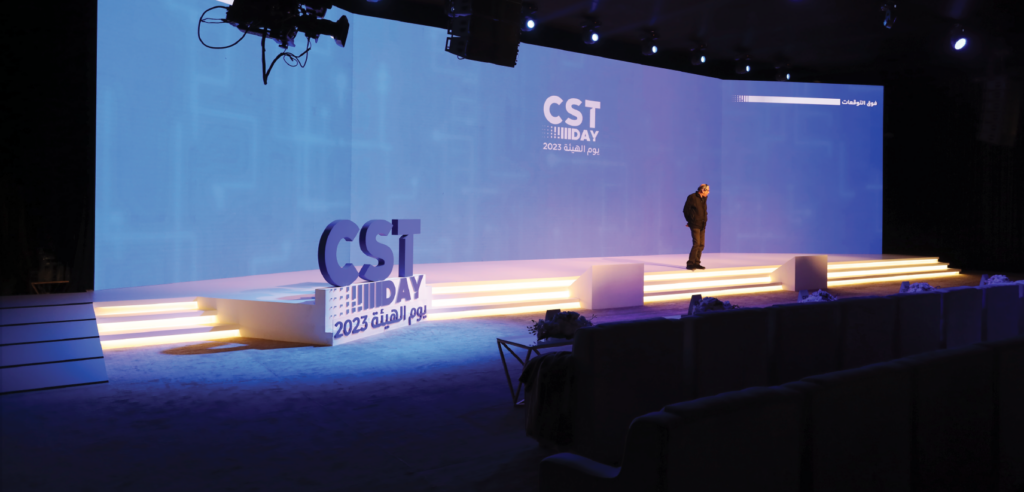 Communications, Space and Technology Commission stage for CST Day