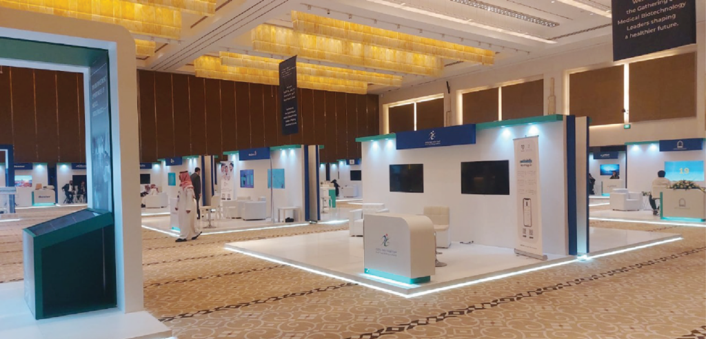 Medical Biotechnology Summit booth by Milli